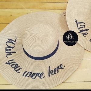 Wish You Were Here Beach Hat